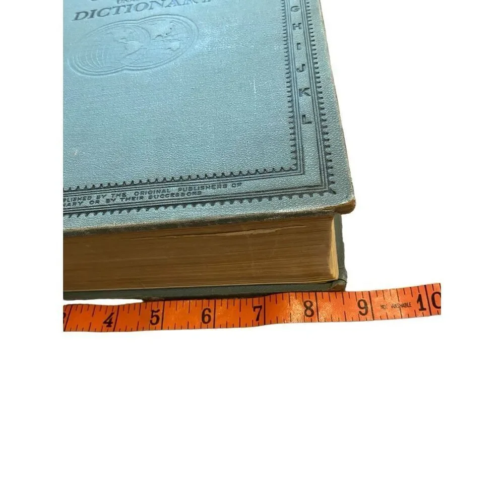 Websters Universal Unabridged Dictionary Vol 2 Hardcover Book 1937